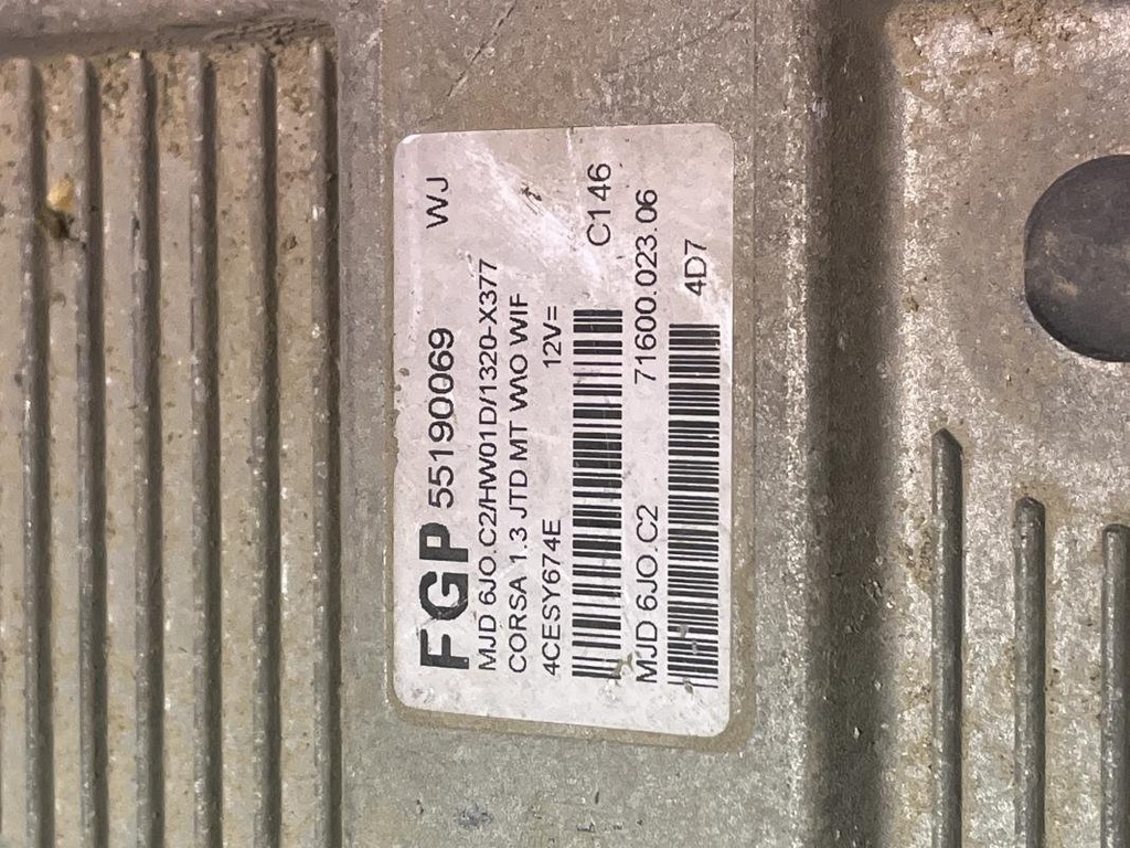 [03161747505900] Centralita motor uce - Opel Corsa C (Versión 2003) (1.3 CDTI (70 cv)) (0000)