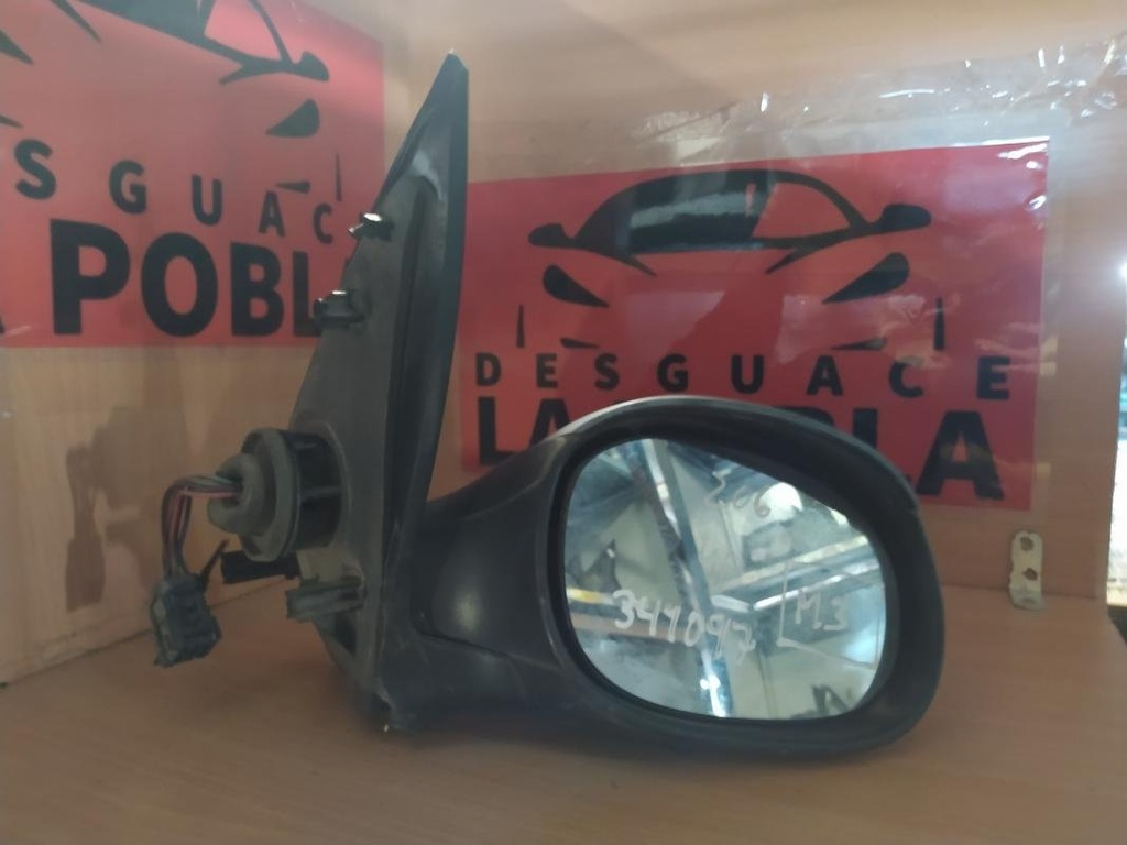 Retrovisor derecho - Peugeot 206 (1.6 16V (109 cv)) (2000)