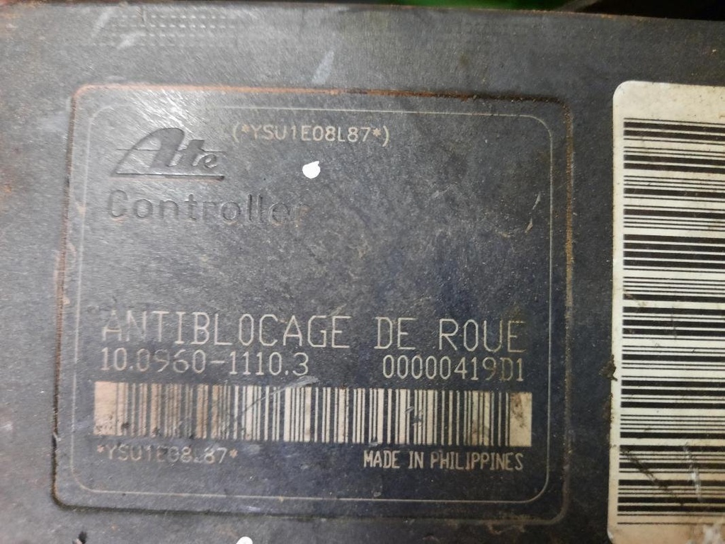 Centralita abs - Citroen C5 I (Fase I, 2000) (2.0 HDi (110 cv)) (2001)