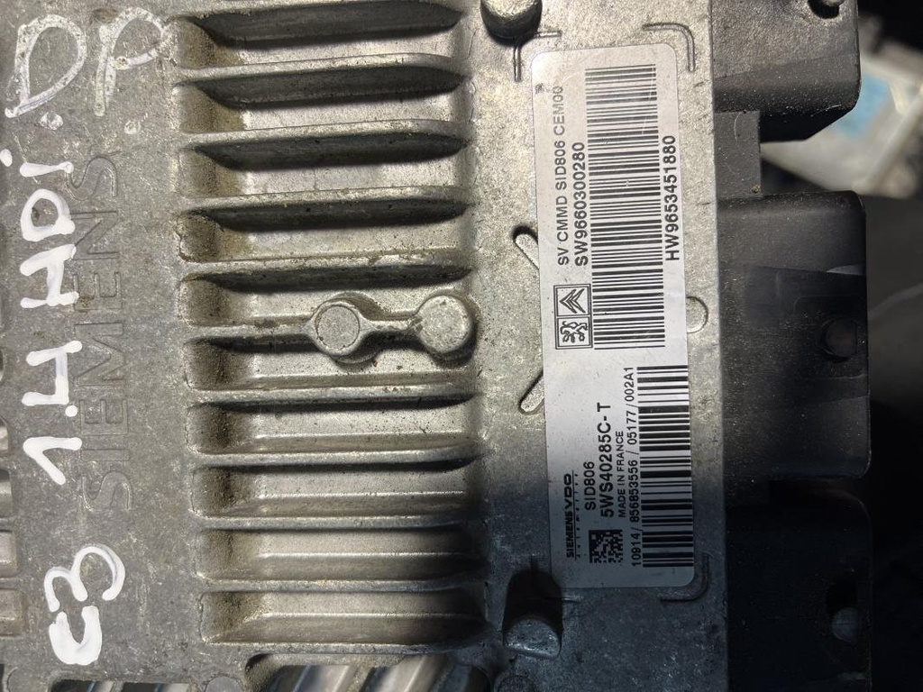 Centralita motor uce - Citroen C3 I (Fase I, 2002) (1.4 HDi (68 cv) SensoDrive)