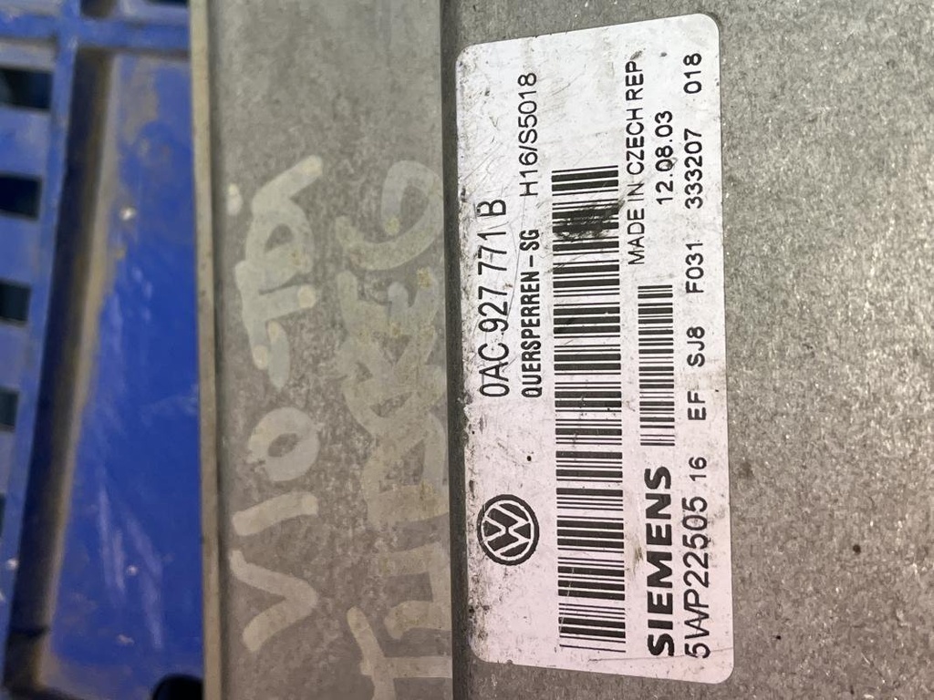 Centralita motor uce - Volkswagen Touareg I (7L) (2.5 R5 TDI (174 cv))