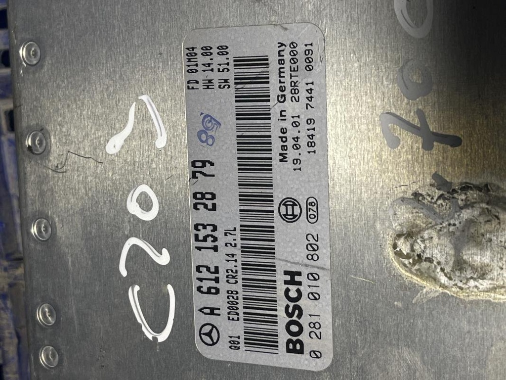 Centralita motor uce - Mercedes Benz Clase C (W203) (C 280 (231 cv))