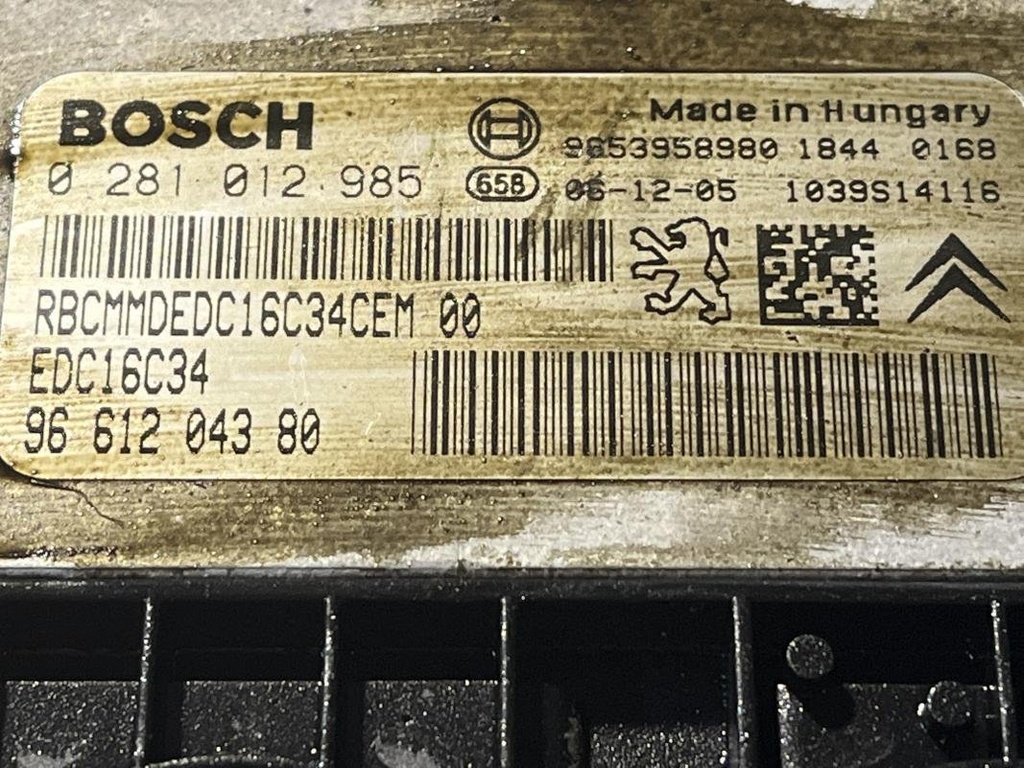 Centralita motor uce - Peugeot 307 (1.6 HDi (90))