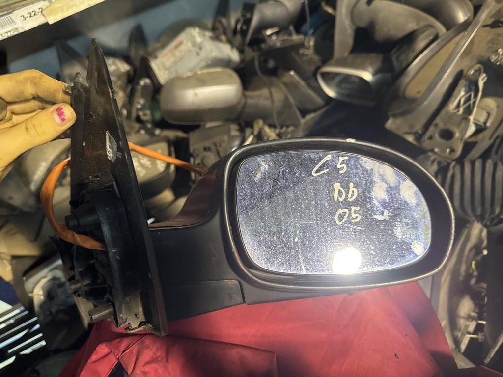 Retrovisor derecho - Citroen C5 I (Fase II, 2004) (2.0 HDi (136 cv) FAP Automatico)