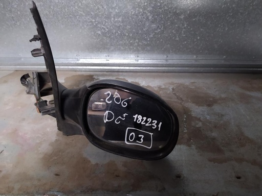 [11270844182231] Retrovisor derecho - Peugeot 206 CC (1.6 HDI (109 cv)) (2001)
