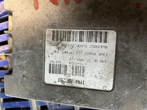 [2181044085551] Centralita motor uce - Fiat Punto I (176) (1.2 16V (86 cv))