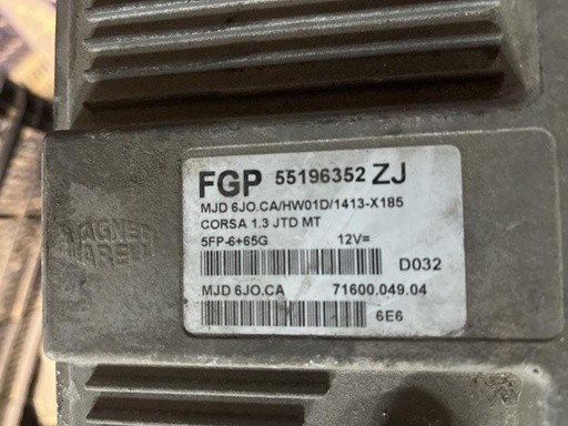 [2241800442709] Centralita motor uce - Opel Corsa C (Versión 2003) (1.3 CDTI (70 cv))