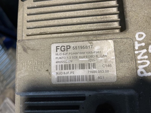 [3031341579652] Centralita motor uce - Fiat Punto III (1.3 16V CDRi Multijet (3 dr) (70 cv))