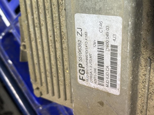 [3161618294102] Centralita motor uce - Opel Corsa C (1.2 16V (75 cv))