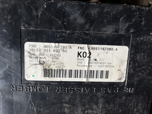 [9211759263987] Caja de reles / fusibles - Peugeot 307 (1.6 (109 cv))