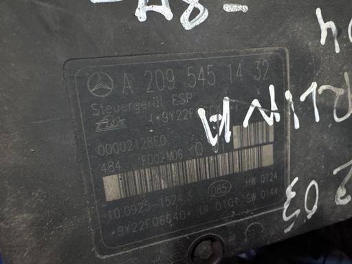 [9241233152055] Centralita abs - Mercedes Benz Clase C (W203) (C 200 CDI (136 cv) Automatico)
